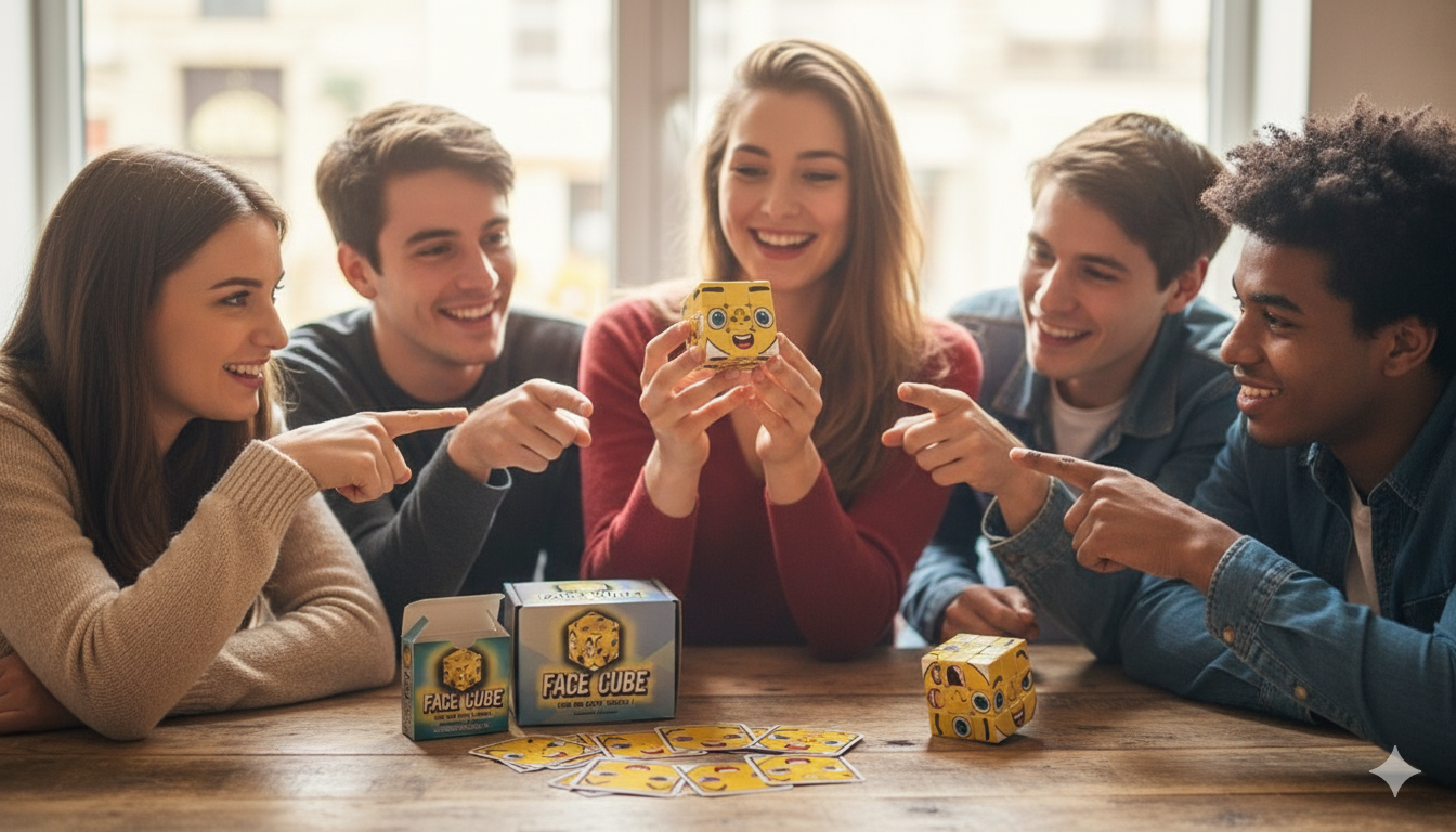 FACE CUBE Pack cartes + cube