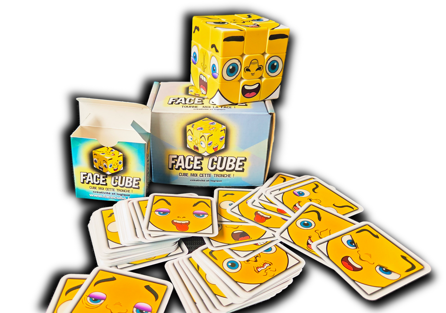 FACE CUBE Pack cartes + cube