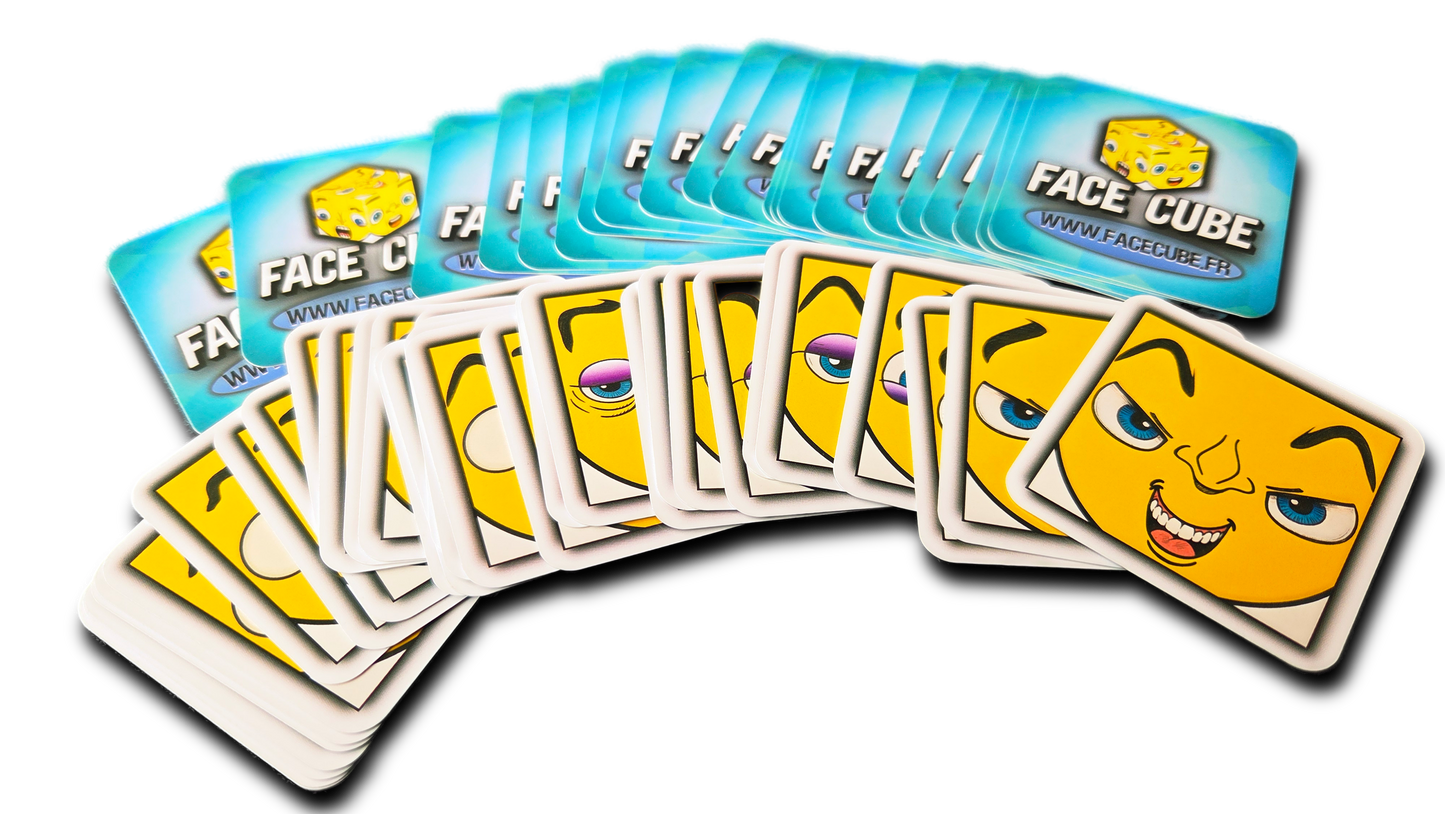 FACE CUBE Pack cartes + cube